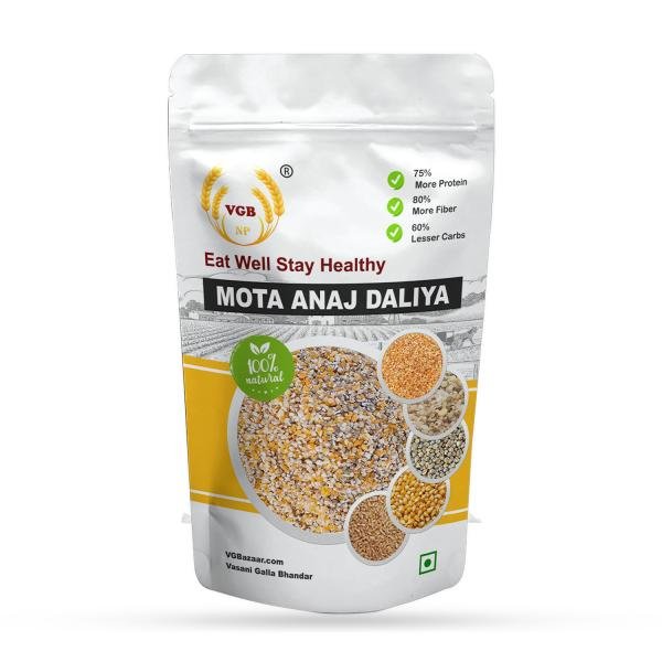 vgbnp 100 natural original coarse multigrain daliya mota anaj 3 in 1 mix daliya pure millet multiseeds dalia coarse grain mix daliya healty grains fibre rich immunity builder dalia 500g product images orvy69husah p594138806 0 202209281944