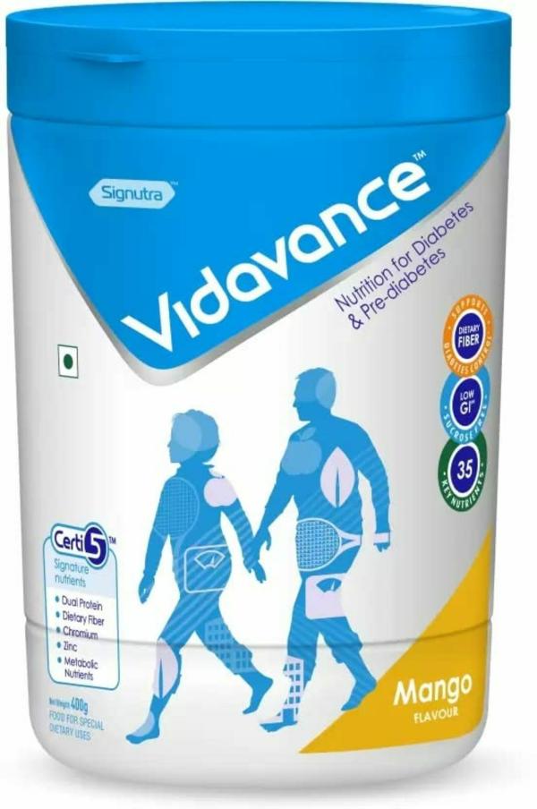 vidavance advanced nutrition for diabetes and pre diabetes bib mango flavored 400g product images orvuif7d5nq p598925354 0 202302282118