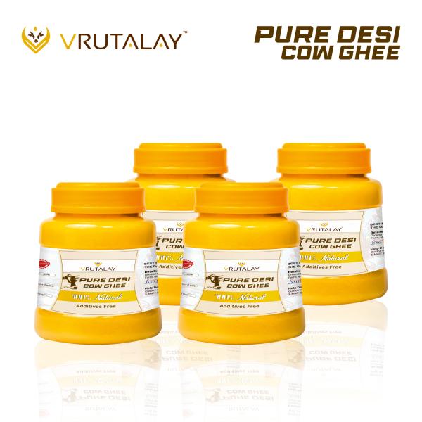 vrutalay desi cow ghee 1 litter pack of 4 b desi cow ghee vedic ghee bilona ghee desi ghee cow desi ghee cow ghee bilona method pure ghee product images orvkxe2yqa2 p596275601 0 202212102003