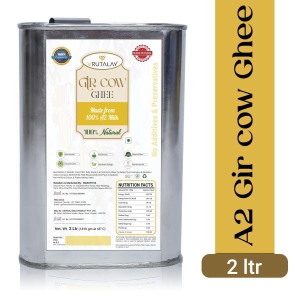 vrutalay gir cow ghee 2 liter a2 cow desi ghee gir cow ghee vedic ghee a2 ghee bilona method bilona ghee desi cow ghee organic ghee desi ghee product images orvqygyceso p596287559 0 202212121128