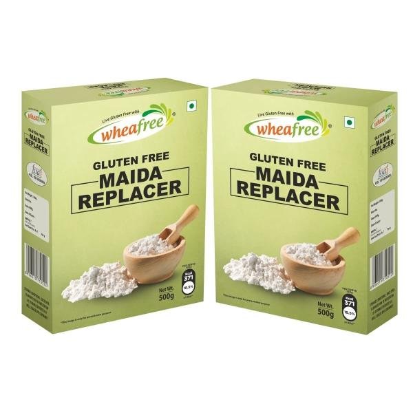 wheafree gluten free maida replacer flour pack of 2 x 500g each all purpose flour 100 natural and wholesome ingredients product images orvylxykeyd p596813918 0 202212310340