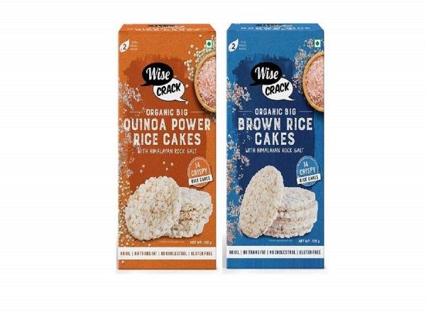 wisecrack organic rice cakes brown rice quinoa power gluten free no transfat no oil no cholestrol 105g each pack of 2 product images orvzye0axh1 p594261818 0 202210041224