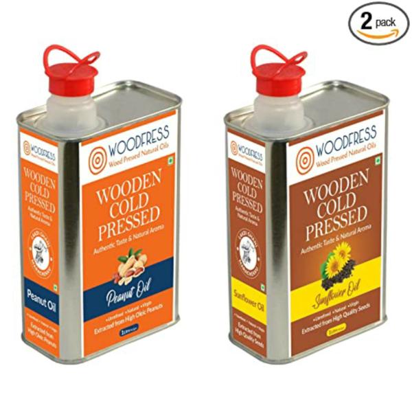 woodfress cold pressed peanut oil sunflower oil 1 l each pack of 2 product images orvvlp2pexk p591755430 0 202205310838