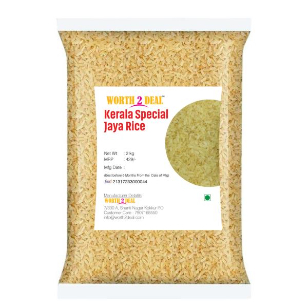 worth2deal kerala special parboiled jaya rice traditional white rice 2000 grams product images orveclsytya p596204599 0 202212090740