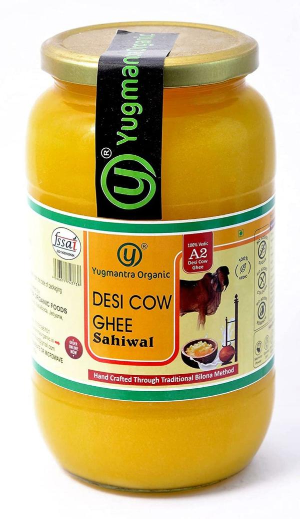 yugmantra organic foods 100 percent pure natural a2 milk sahiwal cows grass fed desi ghee 1 l product images orv8ney8uf4 p595527884 0 202211242215