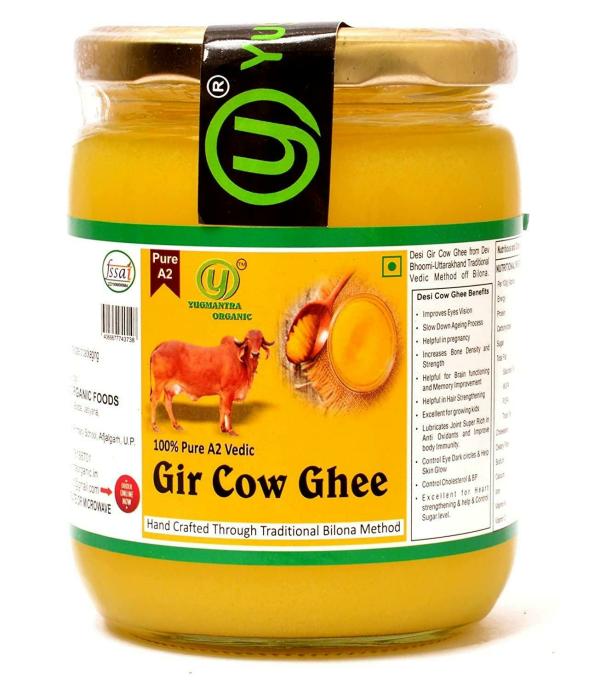 yugmantra organic foods 100 percent pure natural desi gir cow ghee 500 ml product images orvdw791d5b p595549642 0 202211250812