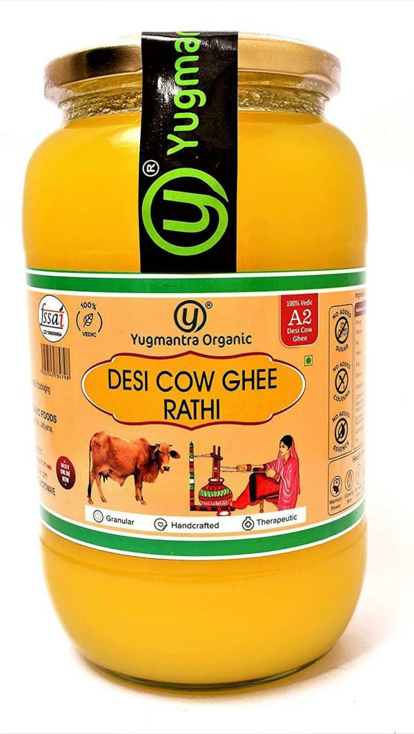 yugmantra organic foods 100 percent pure natural desi rathi cow ghee 1 l product images orvhpt4nroy p595543777 0 202211250540