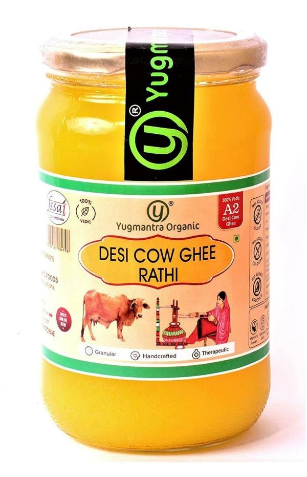 yugmantra organic foods 100 percent pure natural desi rathi cow ghee 500 ml product images orvmhyc2nc3 p595562619 0 202211251337