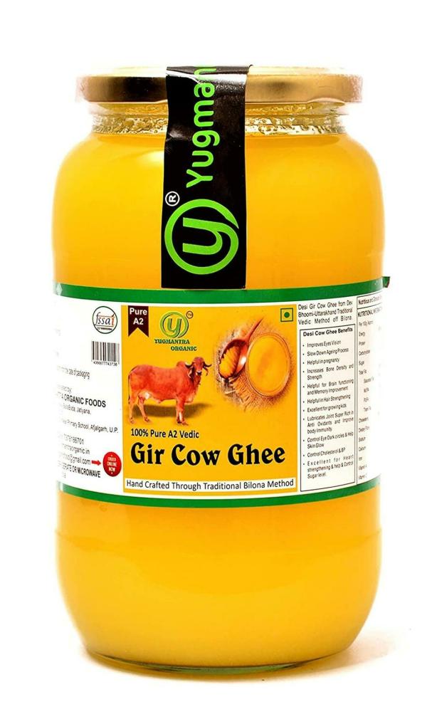 yugmantra organic foods pure natural desi a2 milk gir cow ghee 1000 ml product images orvxt4mp7no p595746244 0 202211272226