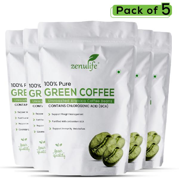 zenulife green coffee beans for weight loss 400g pack of 5 product images orv5axcgp9z p595301714 0 202211141150