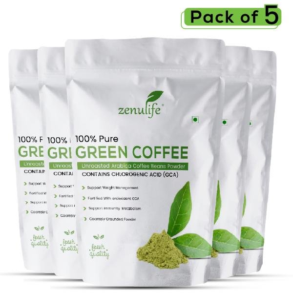 zenulife green coffee beans powder for weight loss 1kg pack of 5 product images orvonge4if0 p595301948 0 202211141201