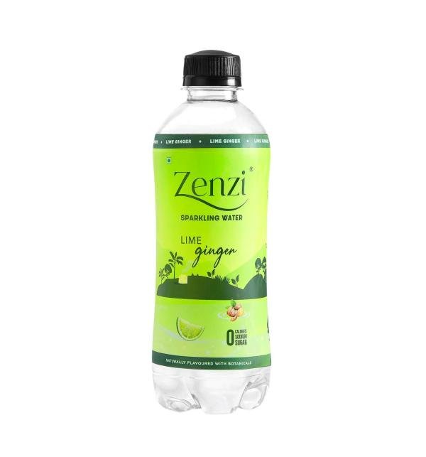 zenzi sparkling water lime ginger pack of 4 100 natural flavour zero sugar zero calories product images orvjoeyujei p593819668 0 202209161800