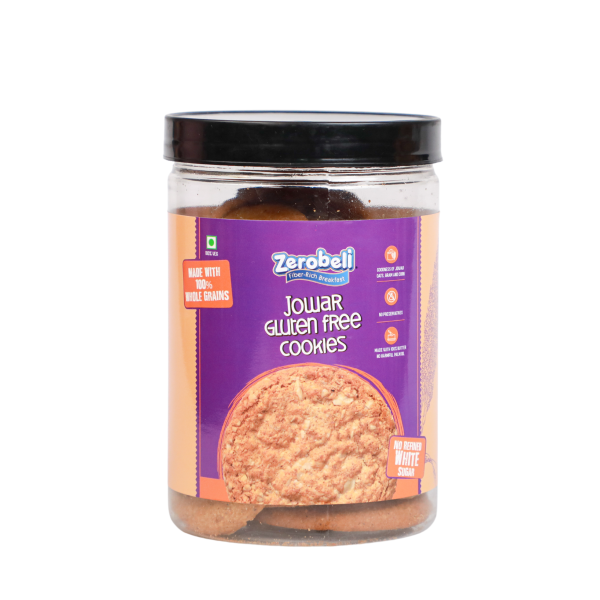 zerobeli 100 wholegrain jowar gluten free cookies 300g jar no palm oil no preservatives or colors product images orvnv2bclus p596196968 0 202212082036