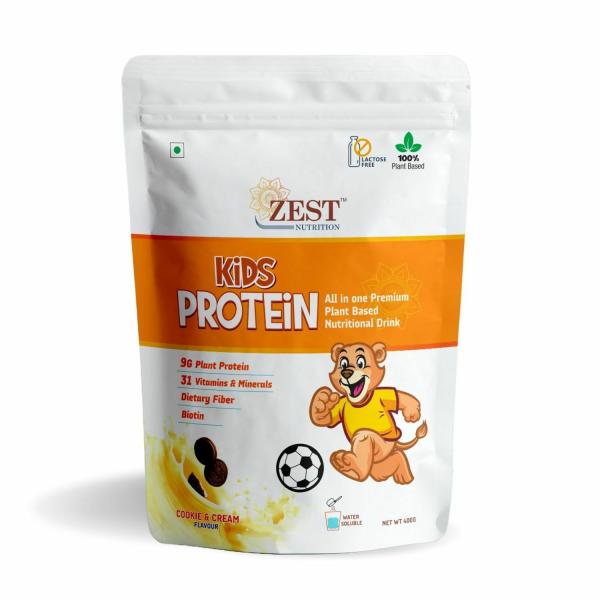 zest nutrition kids protein health drink mix cookie and cream flavour 400 gram product images orvegbr0nii p594327090 0 202210071904